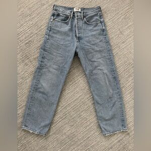 Agolde Straight Leg Ankle High Waist Jeans 25